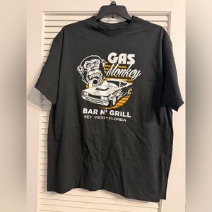 Gas Monkey Bar N’ Grill-Key West Florida, men’s black 2x-large Tshirt. NWOT. $25
